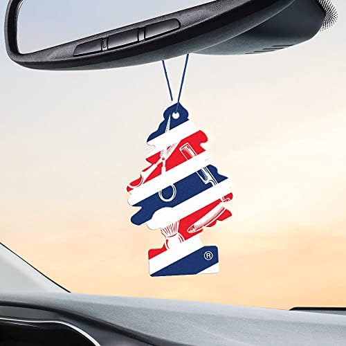 LITTLE TREES Car Air Freshener | Hanging Tree Provides Long Lasting Scent for Auto and Home | 24 Air Fresheners |Fresh Shave - color: Fresh Shave