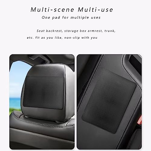2pack Sticky Upgraded Anti-Slip mat - Non-Slip Rubber, 10.6 X 5.9 Inches - Universal Car Dashboard Sticky Mat for Phone, Sunglasses, Keys - Black/Leather Pattern - 27 * 15cm - color: HF201