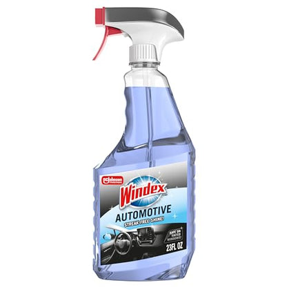 Windex Automotive Car Window and Glass Cleaner, Streak-Free Shine for Car Glass Exteriors, Tinted Windows, and Interior Electronics, 23 fl oz - size: 23 Fl Oz (Pack of 1)