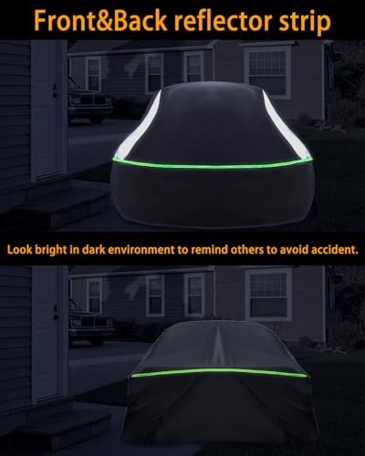 Full Enclosed Truck Cover Waterproof All Weather Truck Cover Waterproof Heavy Duty Indoor/Outdoor, Universal Fit Pickup Length 212-226 inch - size: 10.For Truck/Large SUV Length 212-226 inches
