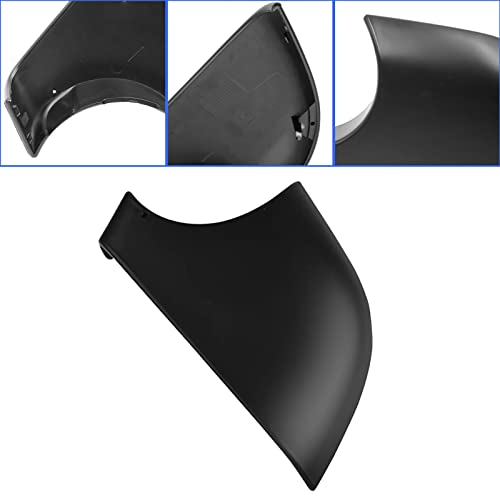 Jaronx Compatible with Tesla Model 3 Mirror Lower Cover 2017-2025,Left Drive Side Rearview Mirror Base Bottom Cover Trim Replacement for Tesla Model 3 Accessories(Left) - size: Left Side Black, style: Model 3