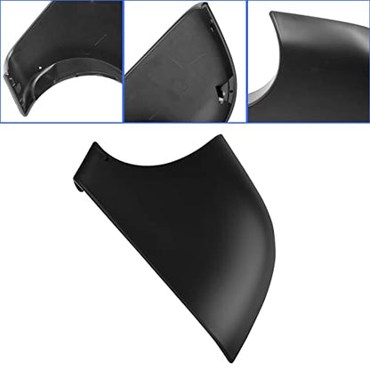 Jaronx Compatible with Tesla Model 3 Mirror Lower Cover 2017-2025,Left Drive Side Rearview Mirror Base Bottom Cover Trim Replacement for Tesla Model 3 Accessories(Left) - size: Left Side Black, style: Model 3