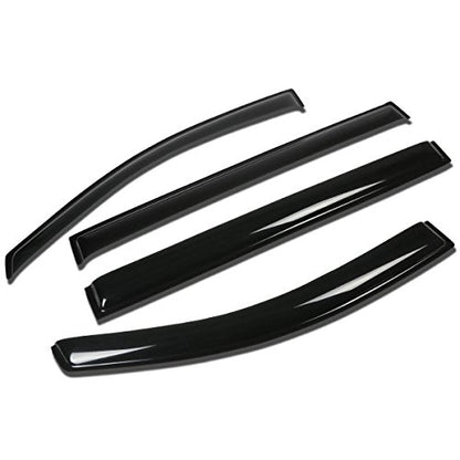 Auto Dynasty 4 Pcs Tape on Window Vent Visor Deflector Rain Guard Compatible with 2011-2014 Toyota Sienna, Acrylic - size: 11-14 Toyota Sienna