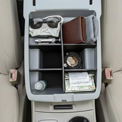 Vehicle OCD - Center Console Organizer for Toyota Highlander (2008-2013) - Made in USA - SLX116 - size: Highlander 2008-2013