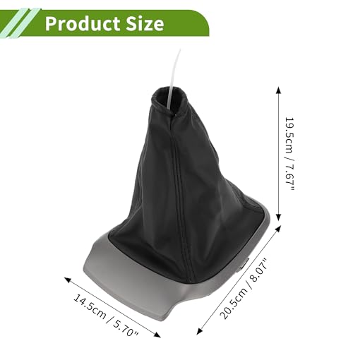 Gear Shift Stick Gaiter for Chevrolet Sonic 2012-2020 Car Black Gear Stick Knob Cover Boot Shift Cover Faux Leather 1 Pc