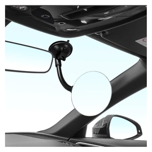 Baby Car Rearview Mirror with Suction Cup, 360 Degrees Wide Angle Automotive HD Glass Convex Mirror, Vehicle Interior Blind Spot Mirrors for RV, SUV, Truck(Round) - size: Round
