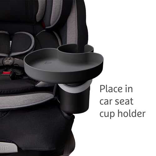 Munchkin® Carseat Tray - Toddler Travel & Road Trip Accessory for Mess-Free Snacking in The Car, Grey (Pack of 2)