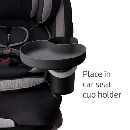 Munchkin® Carseat Tray - Toddler Travel & Road Trip Accessory for Mess-Free Snacking in The Car, Grey (Pack of 2)