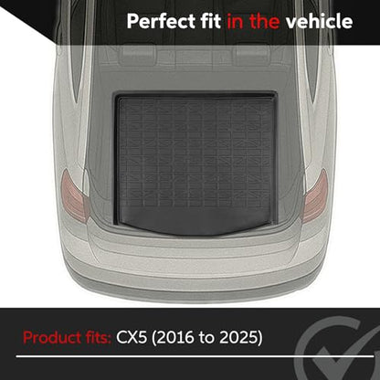 CX5 Trunk Mat for SUV Vehicles – All Weather Car Floor Mats, Heavy Duty Rubber Cargo Liner for Back of CX-5 SUV Trunk Cover – Car All Weather, Auto Floor Mats, Cargo Liners