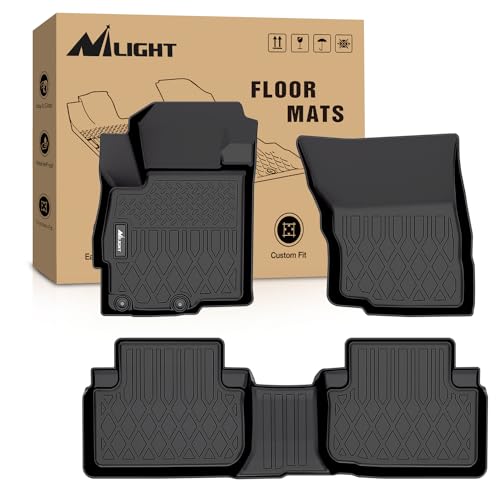 Nilight TPE Floor Mats for Mitsubishi Eclipse Cross 2018 2019 2020 2021 2022 2023 2024 2025 All Weather Custom Fit Heavy Duty Floor Liners - color: 2018-2025 Mitsubishi Eclipse Cross