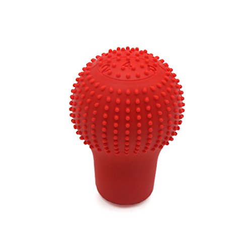 uxcell Red Soft Silicone Nonslip Car Manual Gear Shift Lever Knob Protective Cover - color: Red