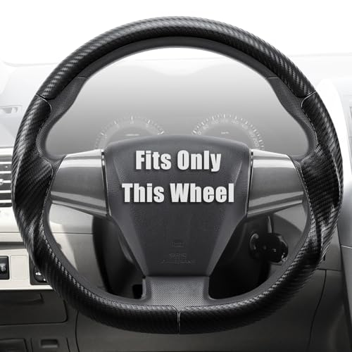 Aimato Customized Steering Wheel Cover for Toyota Corolla Sport 2011-2013, Thin,Anti-Slip,Scratch-Resistant Exclusive Car Accessory for Toyota, Matte Black - color: Matte Black, size: For Corolla 2011-2013