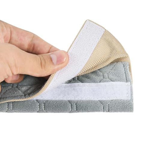 24 Inch Long Car Seatbelt Cover, Soft Comfort Seatbelt Protector Pads Strap Protecting Neck Shoulder Clothes for Car SUVS Truck (Grey) - color: Smoke Gray