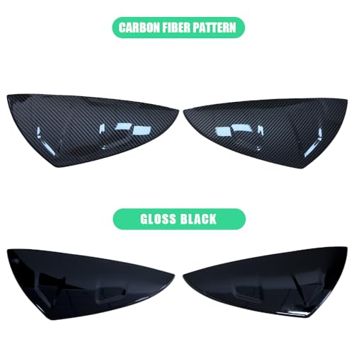 Mirror Caps Covers Compatible with Lexus Is300/Is350/IS500 2021-2023 All Models Side Door Rearview Mirror Cap Trim Accessories (Gloss Black) - size: Gloss Black