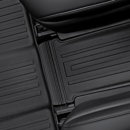 Floor Mats for 2026 Hyundai Palisade 7/8 Seat (Only Gas), All Weather TPE Black Cargo Mat with 3rd Seat Back Cover and Lower Trunk Mat for 2026 Hyundai Palisade Calligraphy Accessories - size: For Hyundai Palisade Gas Floor Mats Set 2026