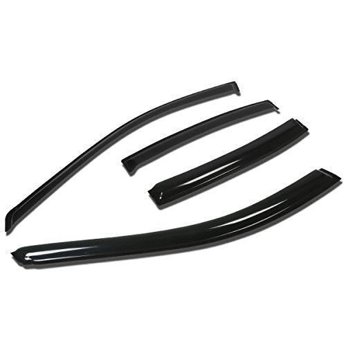 Auto Dynasty Replacement for Acura TL UA6/7 4pcs Tape-On Window Visor Deflector Rain Guard - size: 04-09 Acura TL