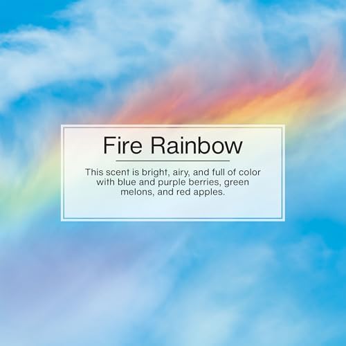 LITTLE TREES Car Air Freshener | Hanging Tree Provides Long Lasting Scent for Auto and Home | 24 Air Fresheners |Fire Rainbow - color: Fire Rainbow