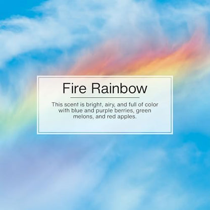 LITTLE TREES Car Air Freshener | Hanging Tree Provides Long Lasting Scent for Auto and Home | 24 Air Fresheners |Fire Rainbow - color: Fire Rainbow