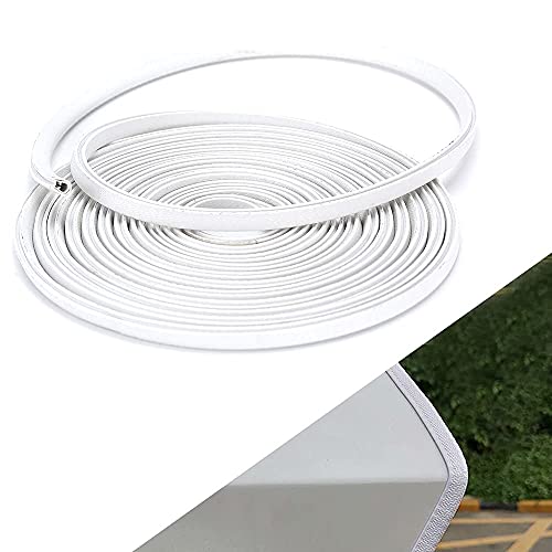 Winunite 65.6ft(20m) Car Door Edge Guards White – Fits Most Vehicles, No Glue, U-Shaped, Built-in Metal Clips, Scratch and Chip Resistant – Reduces Dings in Parking Lots - color: white, size: 65-3/5Ft