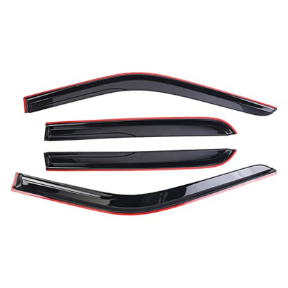 94975 Rain Guards for Trucks Window Visors 2015-2022 F0RD F150 Super/Crew Cab Window Deflectors,Vent Window Visors,4 PCS - size: 2015-2022 Ford F-150 Super/Crew Cab