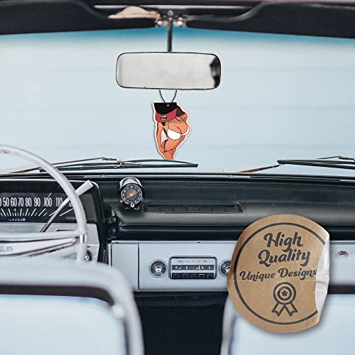 Sexy Woman Car Air Freshener 3 Pack Scented with Essential Oils (6 Pack, 3 Scents) - color: 3 Scents