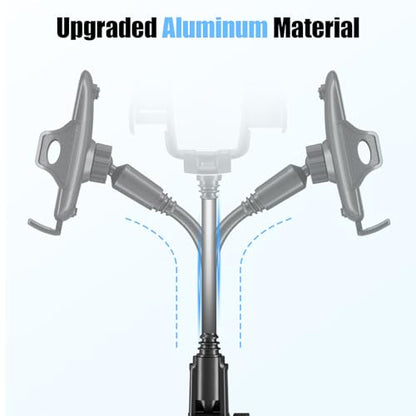 Cup Phone Holder for Car with 360° Adjustable Long Gooseneck, Cell Phone Holder Mount for Car | Truck | Golf Cart Compatible with iPhone & Samsung & All Smartphones