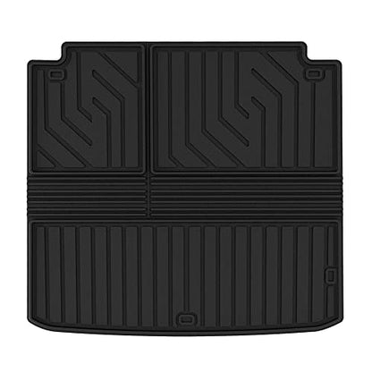 Powerty Trunk Mat for 2020-2023 2024 2025 2026 Toyota Highlander Accessories Cargo Mats Backrest Mat TPE All Weather Cargo Liner Heavy-Duty Trunk Liners(Fits 5-Seats and 7-Seats Models) - size: Cargo Mat｜For｜20-26｜Toyota Highlander