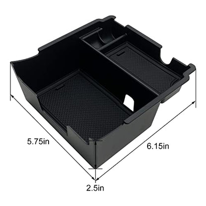 JOJOMARK Compatible with Subaru Impreza 2017-22 2023 and Crosstrek 2018 2019 2020 2021 2022 2023 Accessories Center Console Tray Organizer, Armrest Secondary Storage Box - color: 2018+BLACK