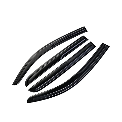 94768 Original Sunproof Waterproof Side Window Visor,4pcs Tape-On Rain Guards Set Compatible with 2016-2022 Toyota Tacoma Double Cab/Crew Cab - size: 2016-2022 Toyota Tacoma