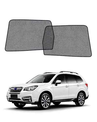 Car Window Shade for Forester 2014-2018,2 Pack UV & Glare Protection, Breathable Privacy Screen, Insect & Bug Blocker Magnetic Mesh Side Rear Sun Shades for Baby Camping, Napping & Travel - size: 2PC for Sub Forester(2014-2018)
