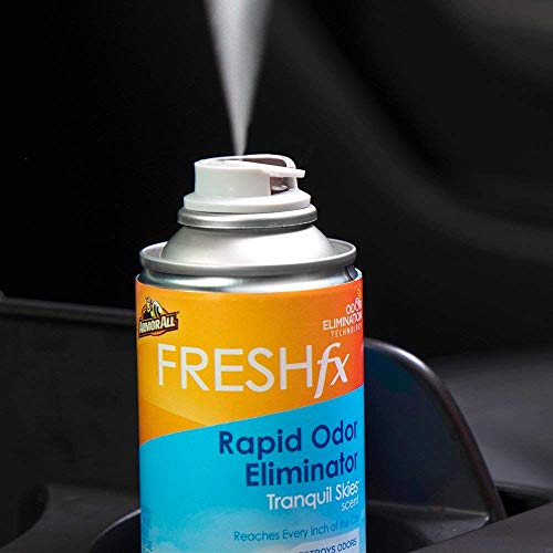 Armor All Fresh FX Car Odor Eliminator Spray, Car Air Freshener Spray, Tranquil Skies Scent, 1.5 Oz