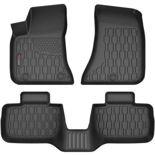 Floor Mats Compatible with 2011-2023 Dodge Charger RWD & Chrysler 300 Rear-Wheel Drive ONLY, All Weather TPE Floor Liners, Custom Fit Car mats, 1st & 2nd Row, Black - style: Dodge Charger RWD 2011-2023