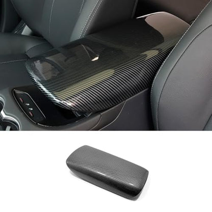 Auto Parts Fit for Toyota VENZA 2021 2022 2023 2024nner Armrest Box Cover Trim Center Console Protector Cap (Carbon Fiber Pattern) ABS 1PC - color: Carbon Fiber Pattern