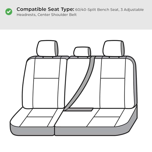Covercraft Mossy Oak Camo Carhartt SeatSaver Custom Seat Covers | Fits 2024-2025 Toyota Tacoma (Excludes Hybrid) | 2nd Row 60/40 Bench Seat, Break-Up Country