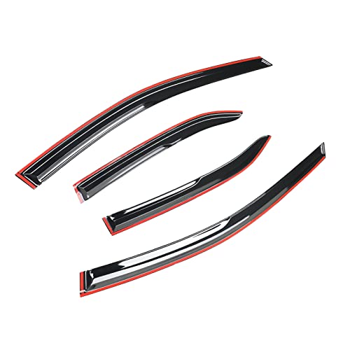 Side Window Visor Vent Deflectors Rain Guards Designed for Toyota Camry 2018 2019 2020 2021 2022 2023 XV70 for All Trims L LE SE XLE XSE Hybrid 94311 - size: 2018-2023 Toyota Camry