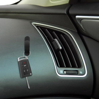 FAVOMOTO 4PCS Car Mini Hooks, Plastic Adhesive Car Dashboard Hook Seatback Organizer Vehicle Interior Accessories Stickers for Key Earphone Charging Cable - size: 4X1.3cm