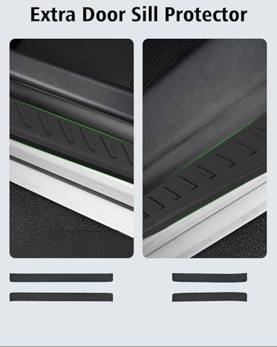 Floor Mats Custom Fit for Chevy Trailblazer FWD 2021-2025 2026 Trunk Mat with Backrest Mat All Weather TPE Cargo Liner Full Set for Chevrolet Trailblazer Accessories,Black (Upper Cargo Floor Mat) - size: For Chevy Trailblazer FWD 2021-2026