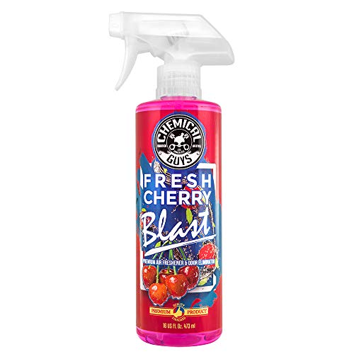 Chemical Guys AIR22816 Air Freshener & Odor Eliminator, Fresh Cherry Blast Premium, 16 fl. oz - size: 16 Fl Oz (Pack of 1), style: Cherry Blast
