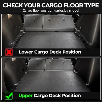 Cargo Mat for 2021-2026 Chevy Trailblazer (AWD & FWD) Accessories, Full Coverage All Weather Trunk Cargo Liner with Backrest Protectors