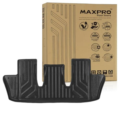 Premium MAXPRO Floor Mat for 2024-2026 Toyota Grand Highlander 3rd Row All Weather Waterproof TPE Floor Liner Custom Fit Car Mat Automotive Floor Mats Toyota Grand Highlander Accessories Car Mats - size: 2024-2026 Toyota Grand Highlander 3nd Row