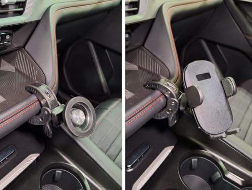Phone Holder Mount for 2025 2026 Ford Explorer Center Console or Dashboard | Wireless Charging or Compatible with magsafe Round Magnets