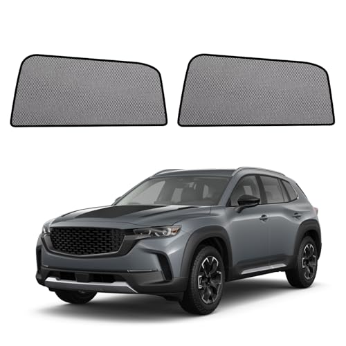 Car Window Shades for 2023-2025 CX50 - Rear Side Window Sun Shade for Baby, Breathable Mesh Car Privacy Window Covers, UV Protection and Heat Insulation for Road Trips, Napping, Camping - size: Mazda Cx-50(2023-2025)-r 2pcs