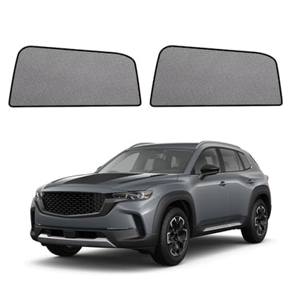 Car Window Shades for 2023-2025 CX50 - Rear Side Window Sun Shade for Baby, Breathable Mesh Car Privacy Window Covers, UV Protection and Heat Insulation for Road Trips, Napping, Camping - size: Mazda Cx-50(2023-2025)-r 2pcs