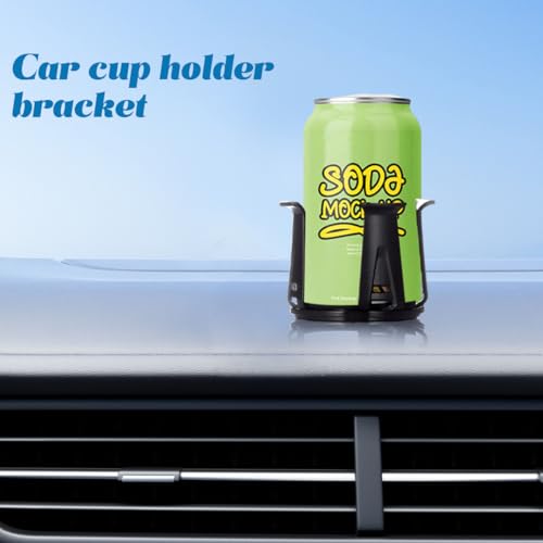 Zpana Car Slim Can Cup Holder Adapter, Vehicle Energy Drink Holder Insert, Reversible Wiggle Free Automotive Cup Holder Expander Accessories, Universal for SUV, Sedan, Truck(1PC) - color: 1 PC