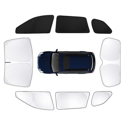 8pcs Car Window Shades for Subaru Outback Wagon 2010-2014 Accessories,Windshield Side Rear Full Sunshade,Sun Visor UV Blocking, Privacy Protection and Blackout for Camping Outdoor - size: for Outback Wagon2010-2014