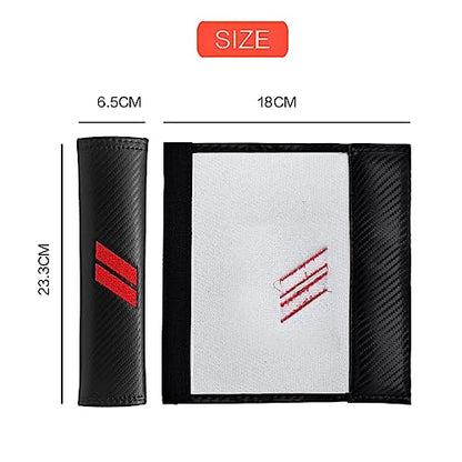 2 PCS Seatbelt covers for Dodge Accessories Seat Belt Pad Compatible for Dodge Charger Durango Challenger Journey Seat Belt Covers for Adults Car Seat Belt Cover Seat Belt Cushion Leather Seat Belt