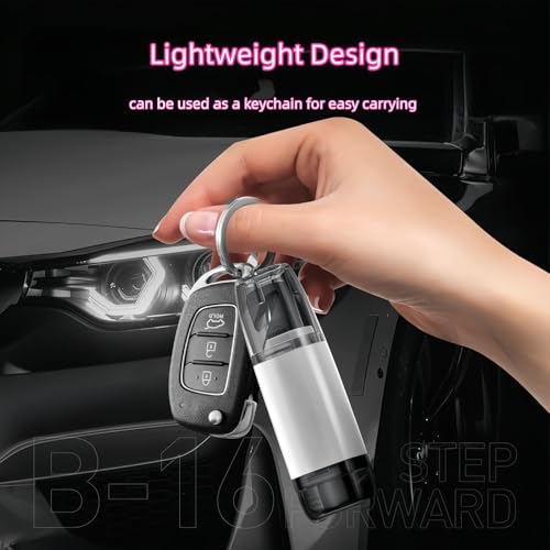 Window Breaker and Seatbelt Cutter with Keychain,2 in 1 Portable Car Safety Hammer Glass Breaker Emergency Escape Tool Underwater (3, redwhiteblack) - color: redwhiteblack