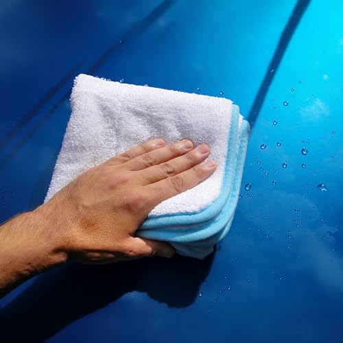 Dry Me Crazy Jr. Car Drying Towel – 16” x 16” / 40 x 40cm - Microfiber Drying Cloth, Made in Germany - size: 16" x 16"