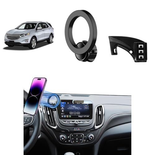 PZK Car Phone Mount for Chevrolet Equinox 2018 2019-2021 2022 2023 Accessories Chevy Car Phone Holder Compatible with MagSafe Custom Air Vent Holder Hands Free 360° Rotation Automobile Cradles - color: Magsafe, size: Equinox 2018-2023