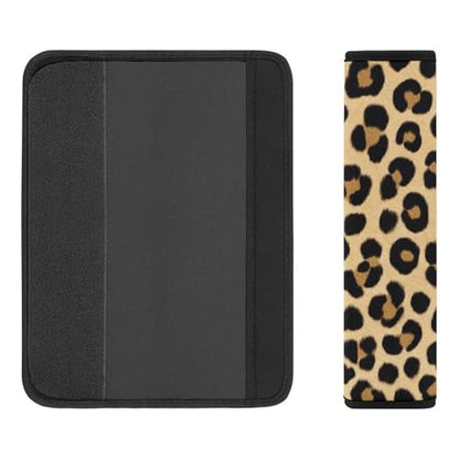 Women's Car Belt Covers, Wild Animal Cheetah Leopard Print Fashion Cushion Pad Car Shoulder Strap Harness Pad - color: Color861